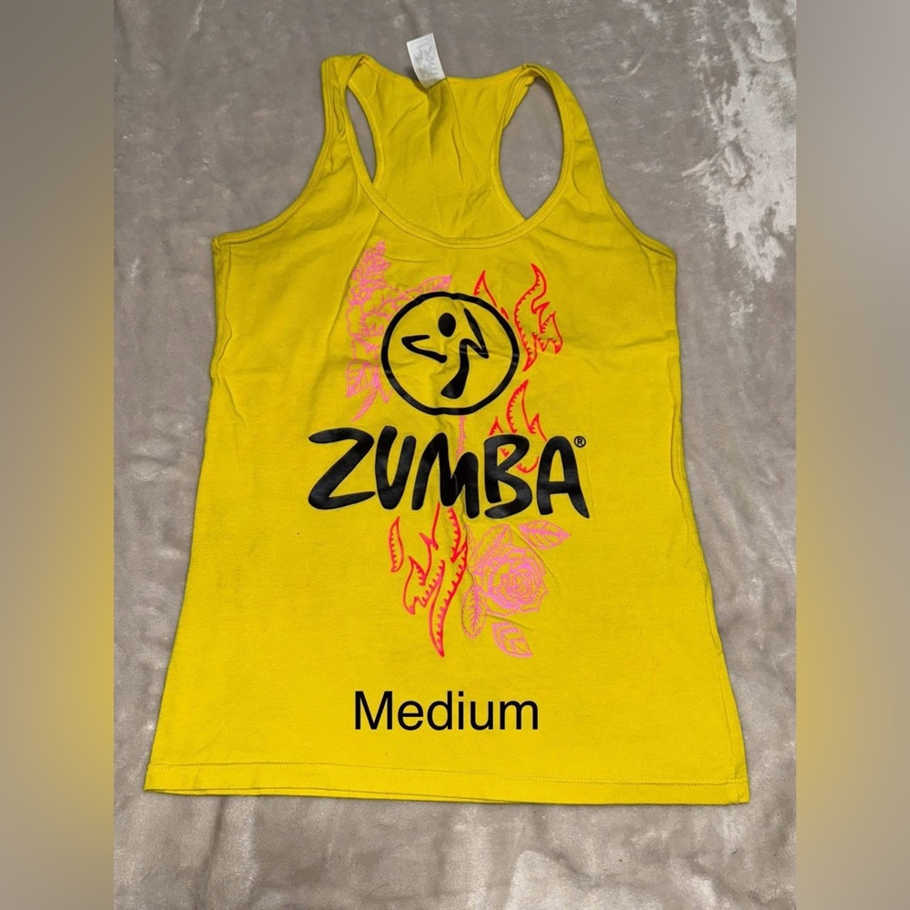 Zumba Fitness Bright Yellow Tank Top
